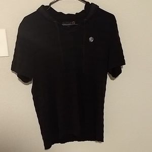 Short sleeve thin hoodie